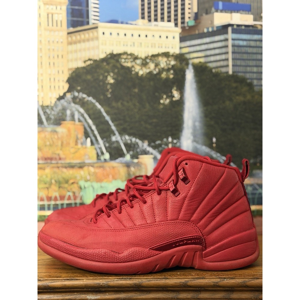 Jordan Air Jordan 12 Retro Gym Red/Black High Top 2018 SIZE 11M 130690-601 - Picture 2 of 9